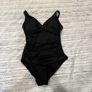 Sea Level Swim Black Swimsuit Size 8 Black
